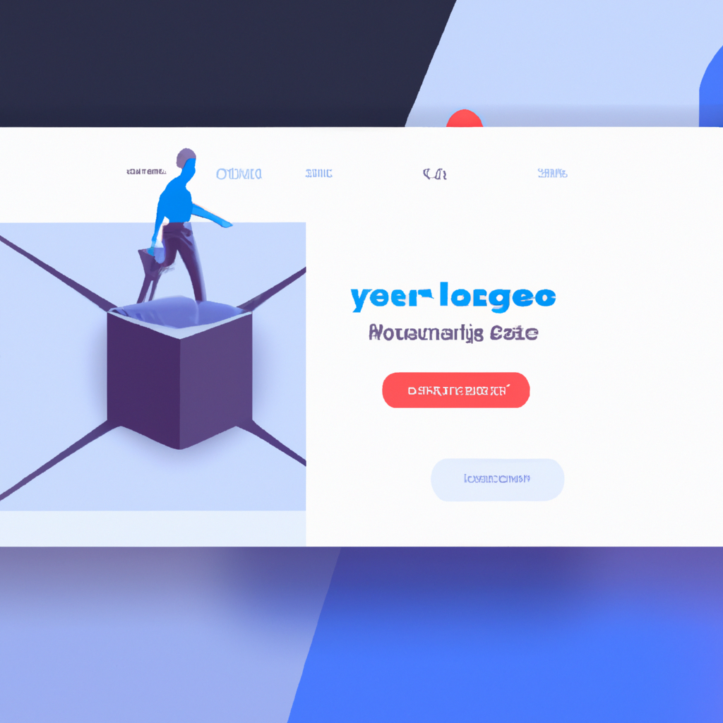 Square art tile showing an experimental level design in high contrast